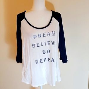 Express graphic baseball t-shirt